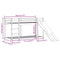 vidaXL Bunk Bed with Slide&Ladder without Mattress 90x190 cm Single
