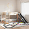 vidaXL Bunk Bed with Slide&Ladder without Mattress 90x190 cm Single
