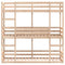 vidaXL Triple Bunk Bed without Mattress 90x200 cm Solid Wood Pine