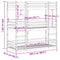 vidaXL Triple Bunk Bed without Mattress White 90x200 cm Solid Wood Pine