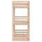 vidaXL Triple Bunk Bed without Mattress 90x190 cm Single Solid Wood Pine