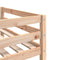 vidaXL Triple Bunk Bed without Mattress 90x190 cm Single Solid Wood Pine