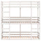 vidaXL Triple Bunk Bed without Mattress White 90x190 cm Single Solid Wood Pine