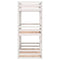 vidaXL Triple Bunk Bed without Mattress White 90x190 cm Single Solid Wood Pine