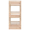 vidaXL Triple Bunk Bed without Mattress 75x190 cm Small Single Solid Wood Pine