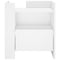 vidaXL Bedside Cabinet White 45x50x50 cm Engineered Wood