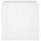 vidaXL Bedside Cabinet White 45x50x50 cm Engineered Wood