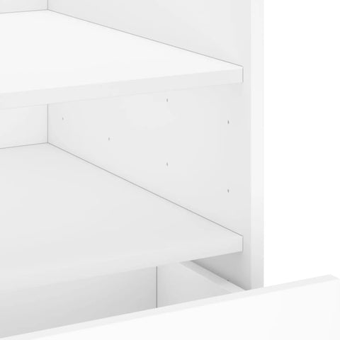 vidaXL Bedside Cabinet White 45x50x50 cm Engineered Wood