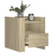 vidaXL Bedside Cabinet Sonoma Oak 45x50x50 cm Engineered Wood