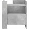vidaXL Bedside Cabinet Concrete Grey 45x50x50 cm Engineered Wood