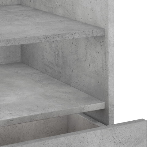 vidaXL Bedside Cabinet Concrete Grey 45x50x50 cm Engineered Wood