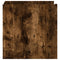 vidaXL Bedside Cabinet Smoked Oak 45x50x50 cm Engineered Wood