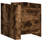 vidaXL Bedside Cabinet Smoked Oak 45x50x50 cm Engineered Wood