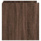 vidaXL Bedside Cabinet Brown Oak 45x50x50 cm Engineered Wood