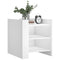 vidaXL Bedside Cabinet White 45x50x50 cm Engineered Wood