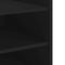 vidaXL Bedside Cabinet Black 45x50x50 cm Engineered Wood