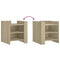 vidaXL Bedside Cabinet Sonoma Oak 45x50x50 cm Engineered Wood