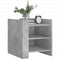 vidaXL Bedside Cabinet Concrete Grey 45x50x50 cm Engineered Wood