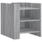 vidaXL Bedside Cabinet Grey Sonoma 45x50x50 cm Engineered Wood