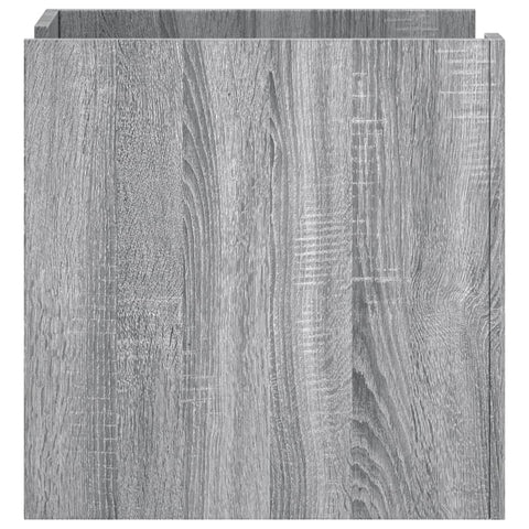 vidaXL Bedside Cabinet Grey Sonoma 45x50x50 cm Engineered Wood