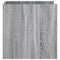 vidaXL Bedside Cabinet Grey Sonoma 45x50x50 cm Engineered Wood
