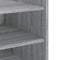 vidaXL Bedside Cabinet Grey Sonoma 45x50x50 cm Engineered Wood