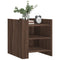 vidaXL Bedside Cabinet Brown Oak 45x50x50 cm Engineered Wood