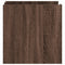 vidaXL Bedside Cabinet Brown Oak 45x50x50 cm Engineered Wood