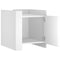 vidaXL Bedside Cabinet White 45x50x50 cm Engineered Wood