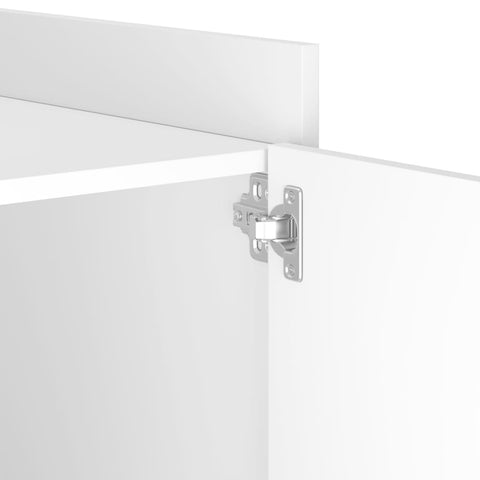 vidaXL Bedside Cabinet White 45x50x50 cm Engineered Wood
