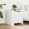 vidaXL Bedside Cabinet White 45x50x50 cm Engineered Wood