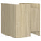 vidaXL Bedside Cabinet Sonoma Oak 45x50x50 cm Engineered Wood