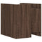 vidaXL Bedside Cabinet Brown Oak 45x50x50 cm Engineered Wood