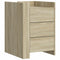 vidaXL Bedside Cabinet Sonoma Oak 45x50x65 cm Engineered Wood