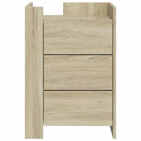 vidaXL Bedside Cabinet Sonoma Oak 45x50x65 cm Engineered Wood