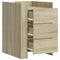 vidaXL Bedside Cabinet Sonoma Oak 45x50x65 cm Engineered Wood
