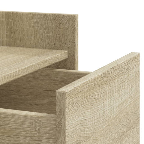vidaXL Bedside Cabinet Sonoma Oak 45x50x65 cm Engineered Wood