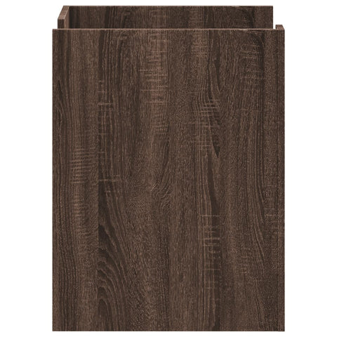 vidaXL Bedside Cabinet Brown Oak 45x50x65 cm Engineered Wood