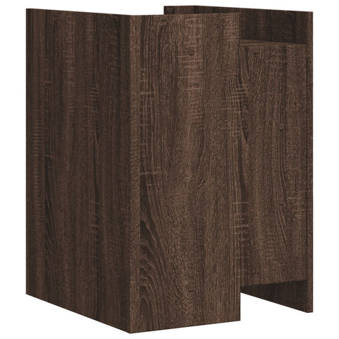 vidaXL Bedside Cabinet Brown Oak 45x50x65 cm Engineered Wood