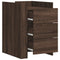 vidaXL Bedside Cabinet Brown Oak 45x50x65 cm Engineered Wood