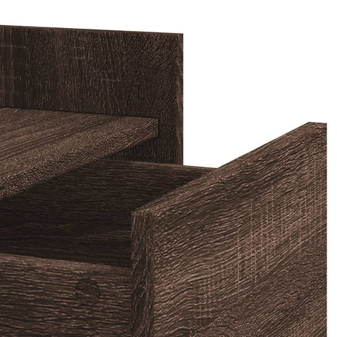 vidaXL Bedside Cabinet Brown Oak 45x50x65 cm Engineered Wood