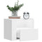 vidaXL Wall-mounted Bedside Cabinet White 45x30x35 cm