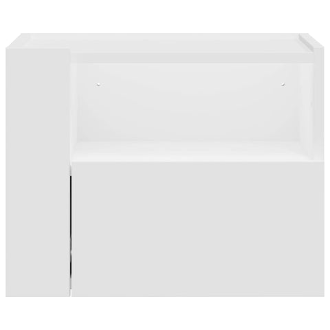 vidaXL Wall-mounted Bedside Cabinet White 45x30x35 cm