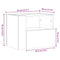 vidaXL Wall-mounted Bedside Cabinets 2 pcs White 45x30x35 cm