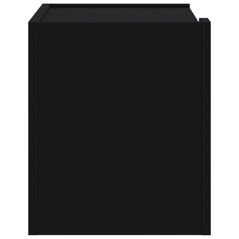 vidaXL Wall-mounted Bedside Cabinet Black 45x30x35 cm