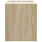 vidaXL Wall-mounted Bedside Cabinets 2 pcs Sonoma Oak 45x30x35 cm