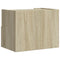 vidaXL Wall-mounted Bedside Cabinets 2 pcs Sonoma Oak 45x30x35 cm