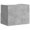 vidaXL Wall-mounted Bedside Cabinets 2 pcs Concrete Grey 45x30x35 cm