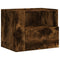 vidaXL Wall-mounted Bedside Cabinets 2 pcs Smoked Oak 45x30x35 cm