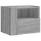 vidaXL Wall-mounted Bedside Cabinets 2 pcs Grey Sonoma 45x30x35 cm